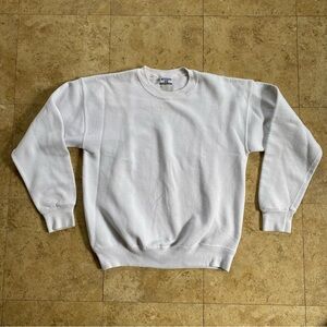 Lee White Crewneck Men's Sweater
